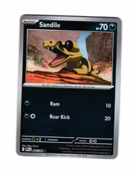 Sandlie Reverse Holo Common 064/094 Phantasmal Flames Pokemon