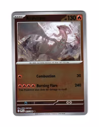 Reshiram Reverse Holo Rare 017/094 Phantasmal Flames Pokemon