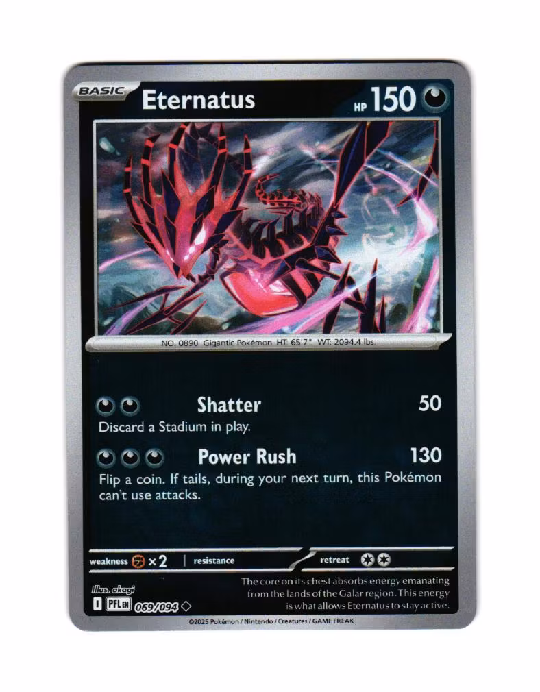 Eternatus Holo Uncommon 069/094 Phantasmal Flames Pokemon