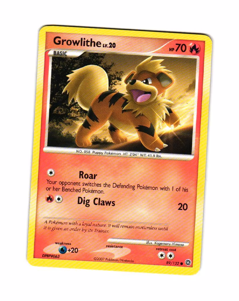 Growlithe Common 89/132 Secret Wonders Pokemon