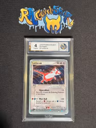 Latias ex 93 EX Dragon (Swirl) Graded Card 4 Rauk Card