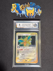 Dragonite Reverse Holo 003 EX Delta Species Graded Card 5 Rauk Card