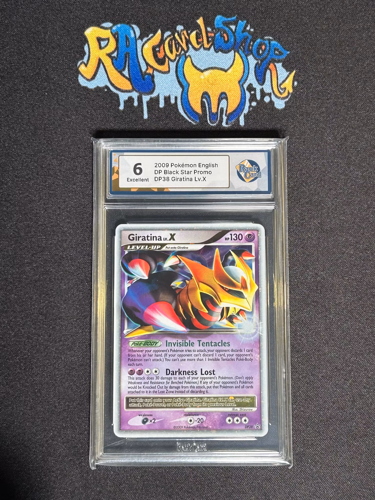 Geratina lv.X DP38 Black Star Promo Graded Card 6 Rauk Card