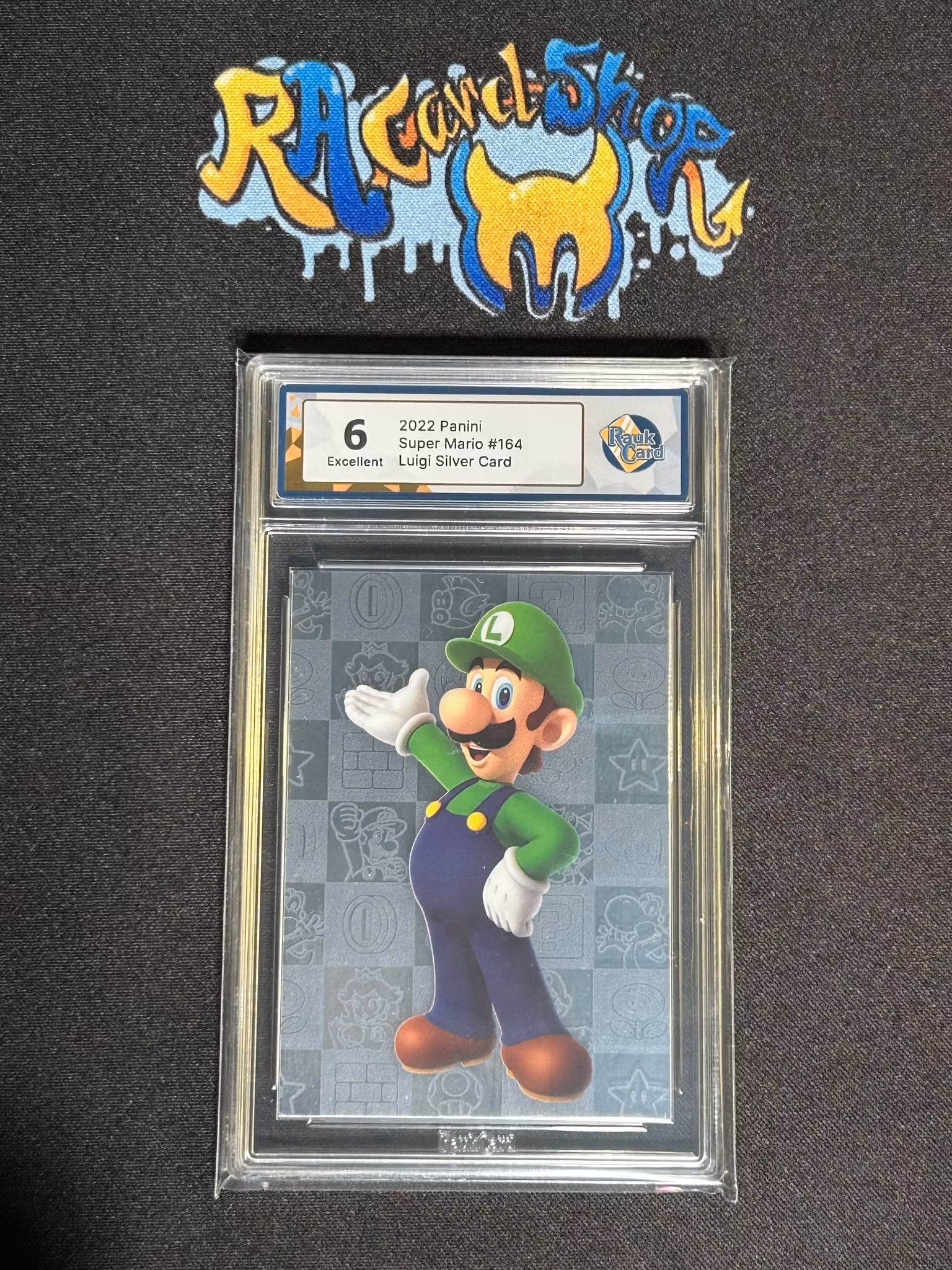 Luigi Silver Card 164 Super Mario Graded Card 6 Rauk Card