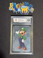 Luigi Silver Card 164 Super Mario Graded Card 6 Rauk Card