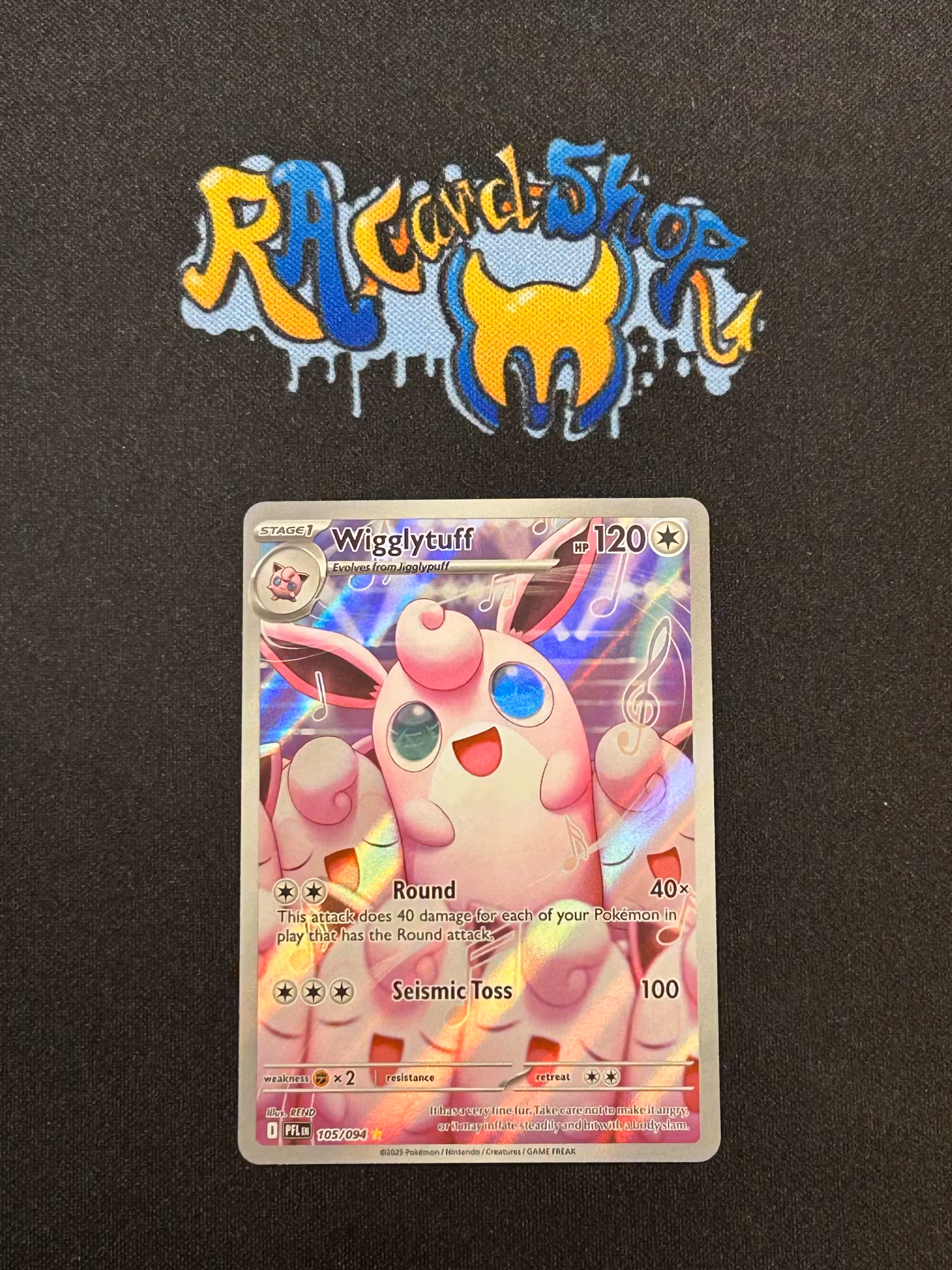 Wigglytuff Illustration Rare 105/094 Phantasmal Flames Pokemon
