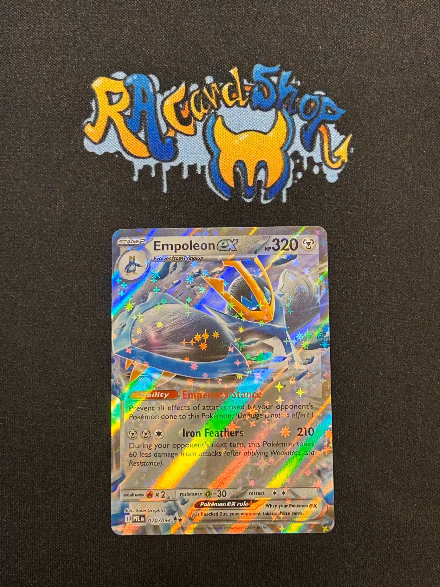 Empoleon Double Rare 070/094 Phantasmal Flames Pokemon