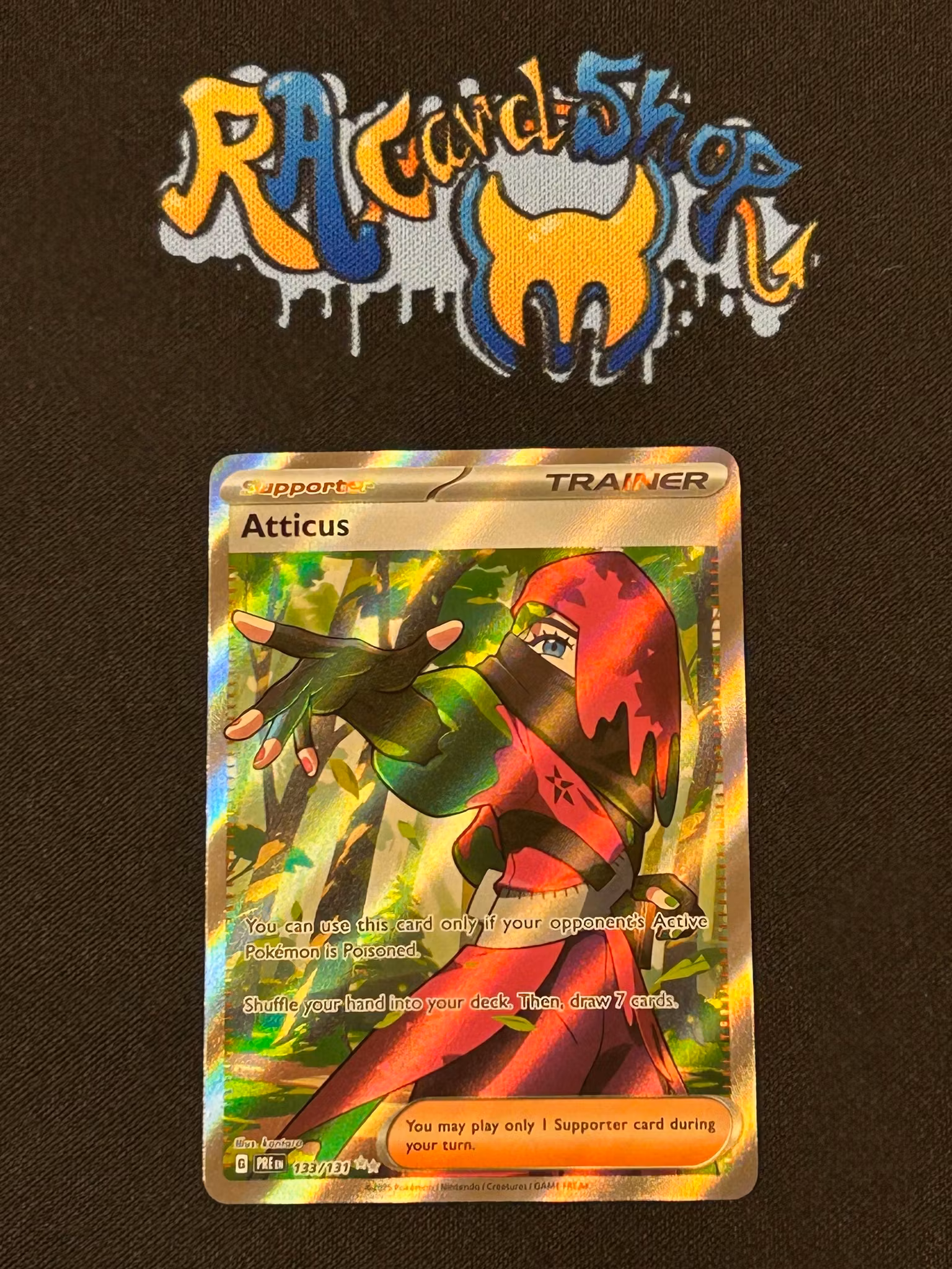 Atticus Ultra Rare 133/133 Prismatic Evolutions Pokemon
