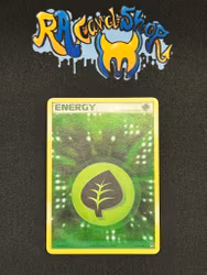 Grass Energy Reverse Holo Rare 103/108 EX Power Keepers Pokemon