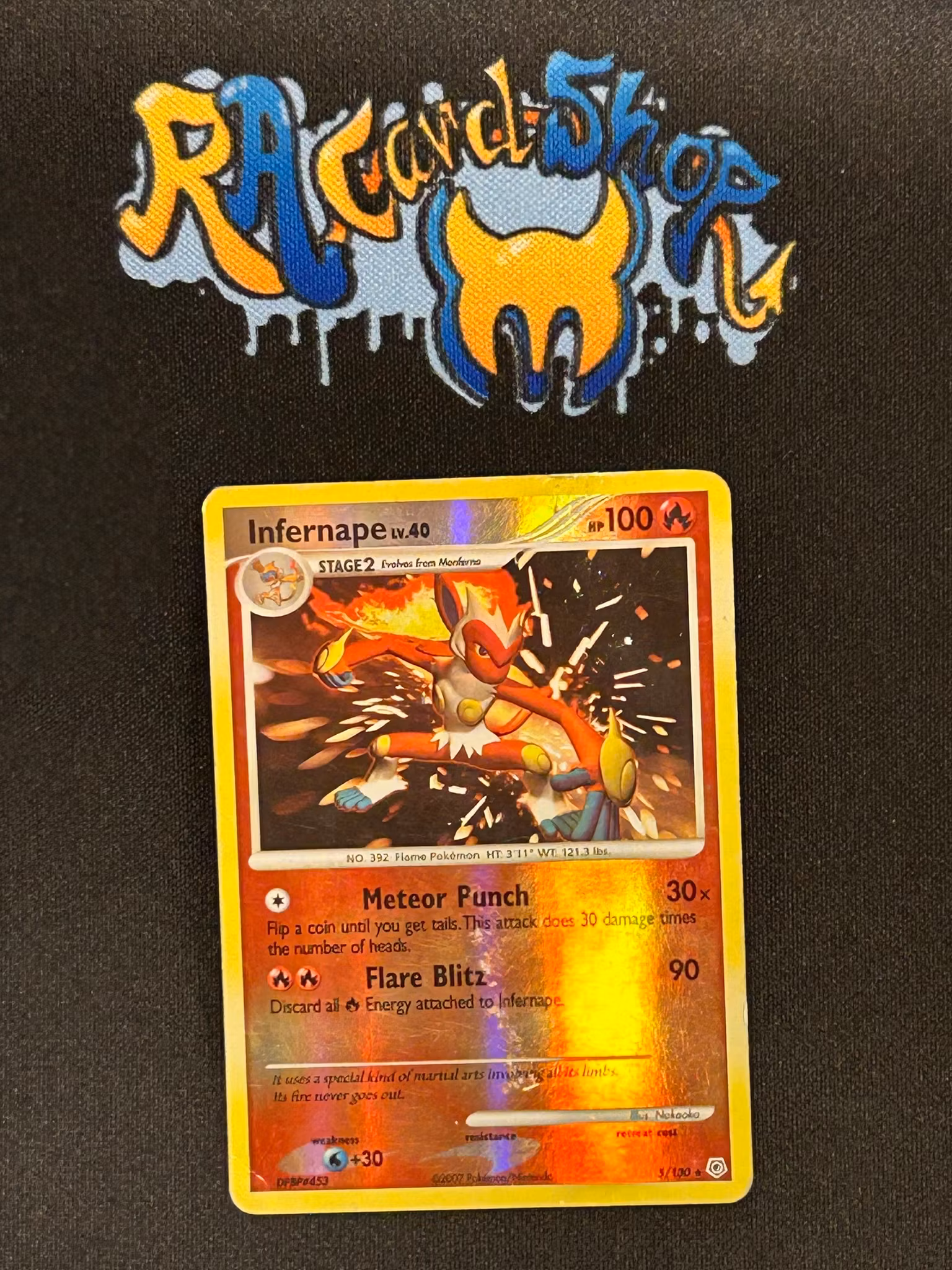 Infernape Reverse Holo Rare 1/130 Diamond & Pearl Pokemon