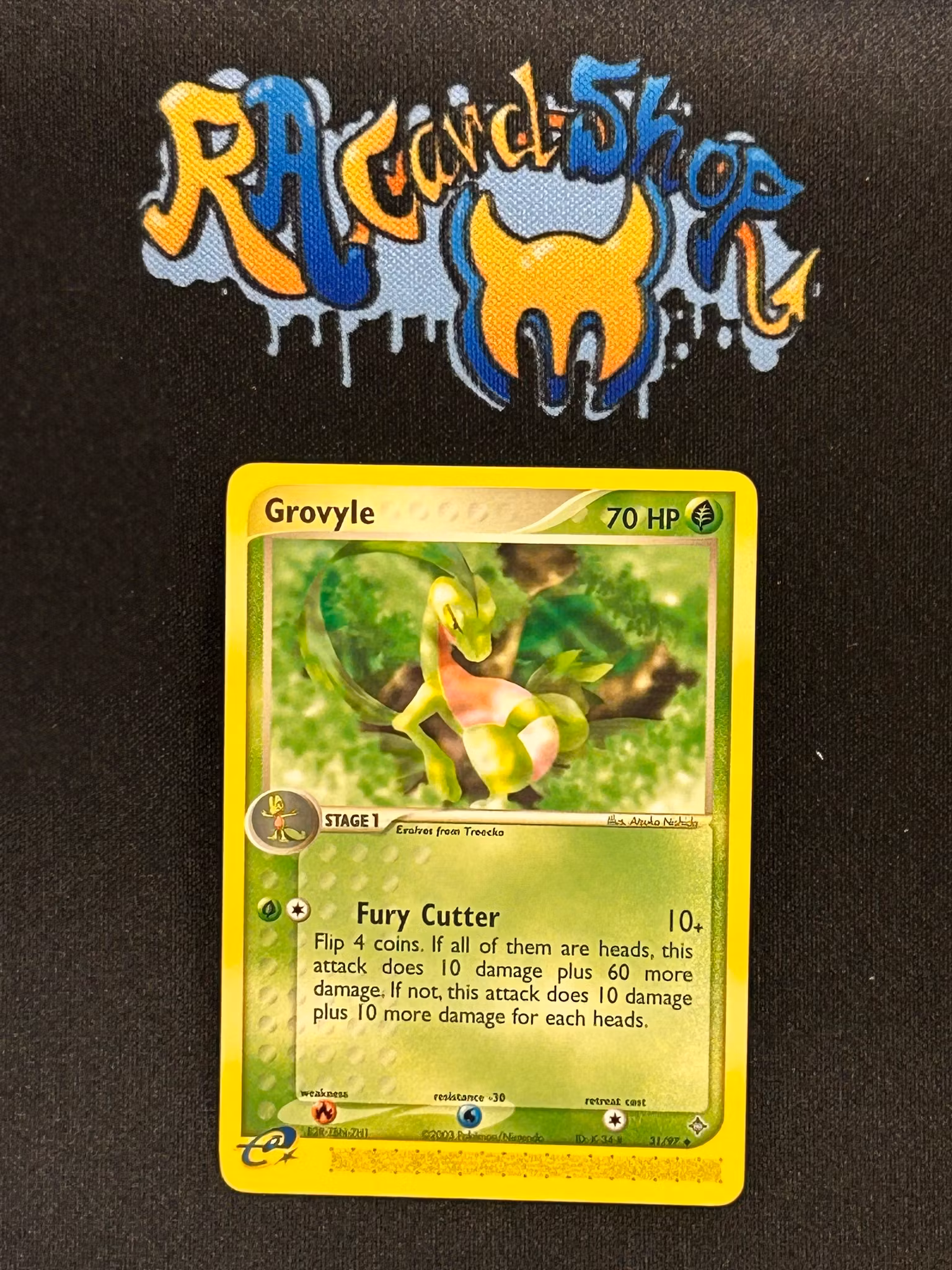 Grovyle Uncommon 31/97 Ex Dragon Pokemon