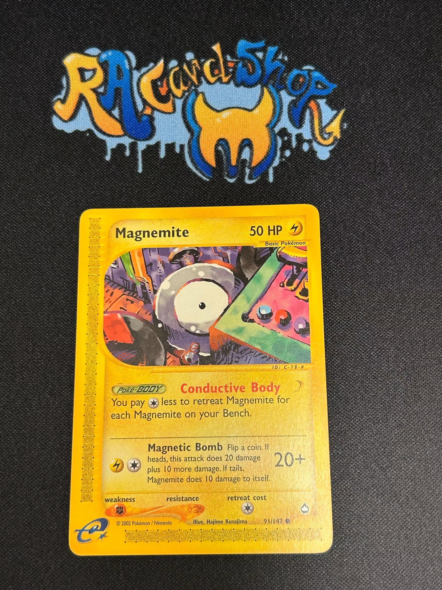 Magnemite Common 91/165 Aquapolis Pokemon