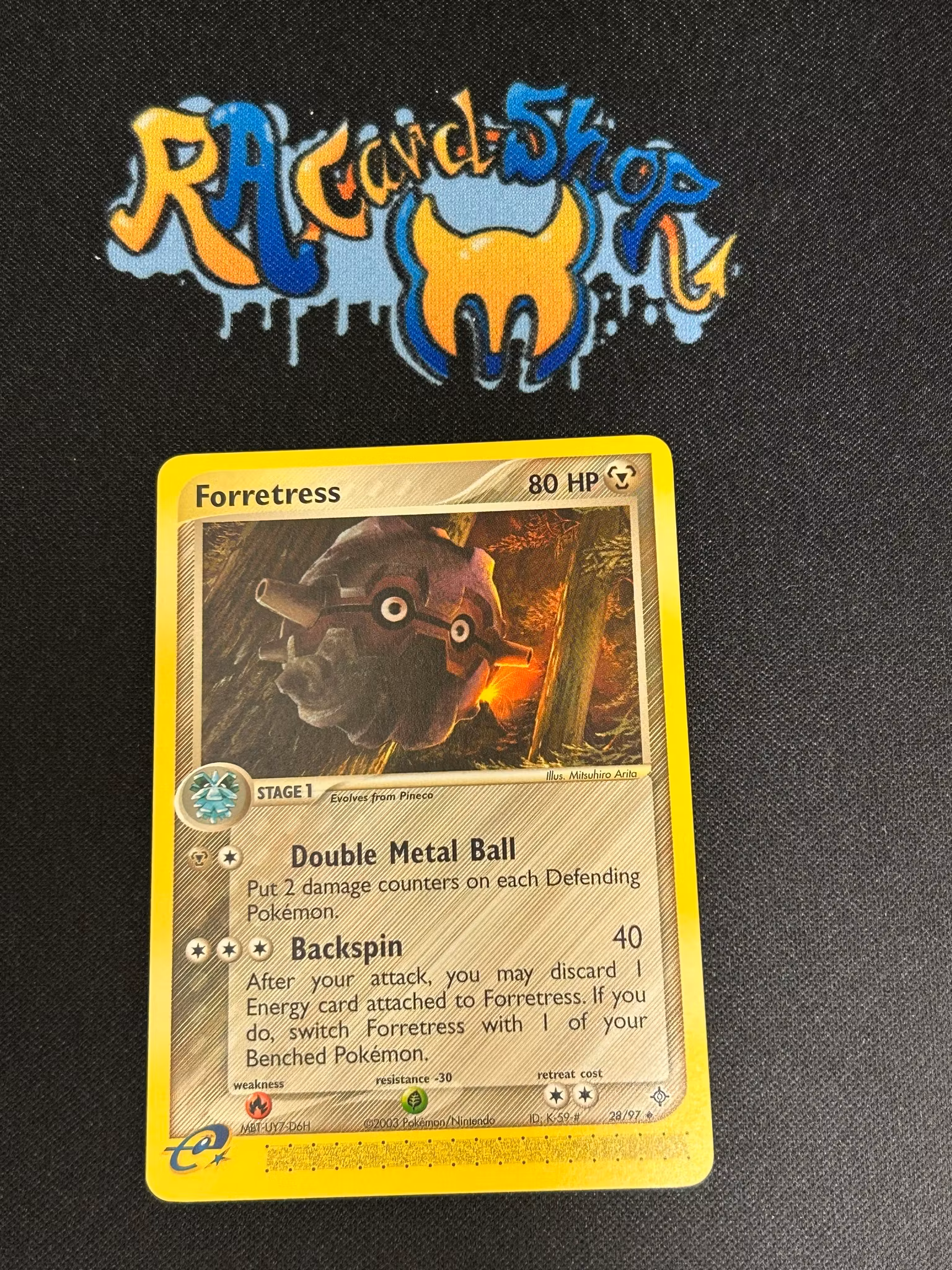 Forretress Uncommon 28/97 Ex Dragon Pokemon