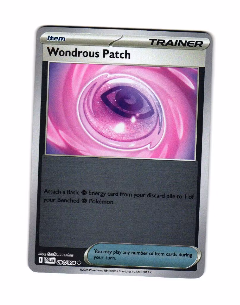 Wondrous Patch Reverse Holo Uncommon 094/094 Phantasmal Flames Pokemon