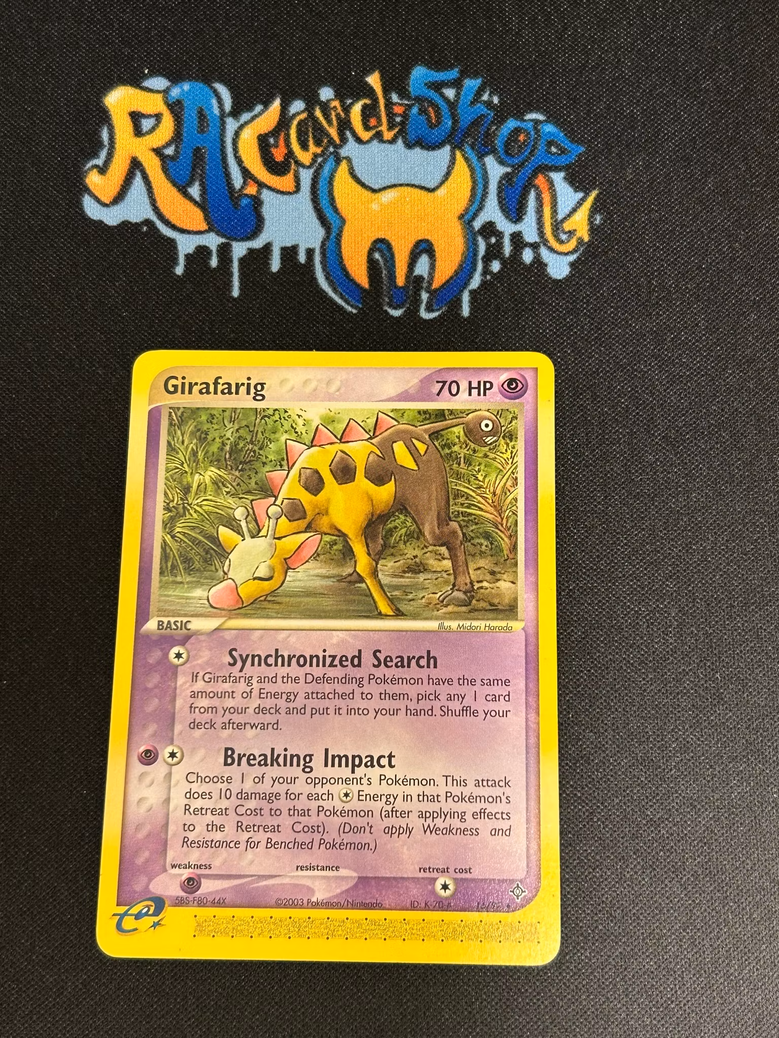 Girafarig Rare 16/97 Ex Dragon Pokemon