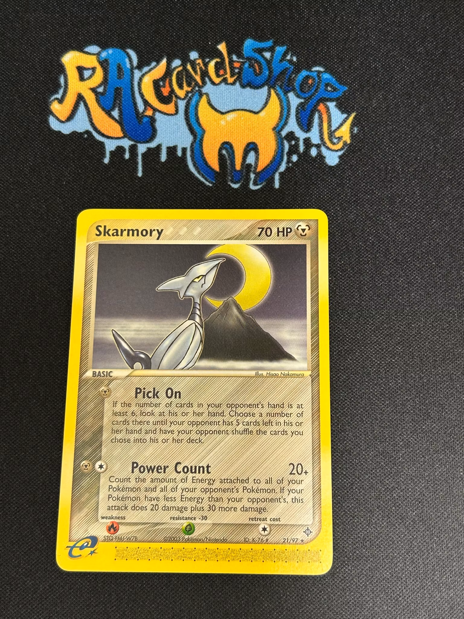 Skarmory Rare 21/97 Ex Dragon Pokemon