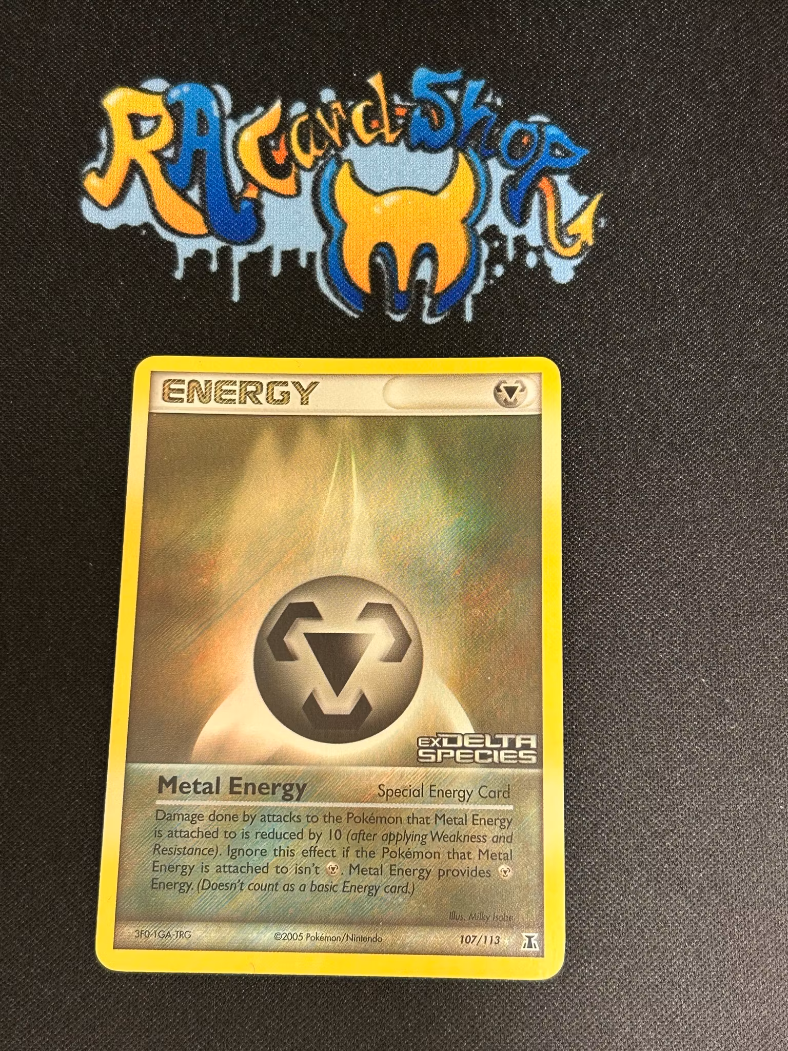 Metal Energy Reverse Holo Rare 107/113 EX Delta Species Pokemon