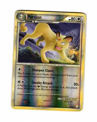 Persian Reverse Holo Rare 27/123 Heartgold & Soulsilver Pokemon