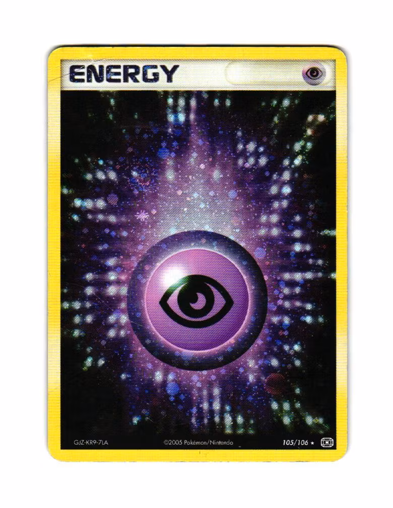 Psychic Energy Reverse Holo Rare 105/106 EX Emerald Pokemon