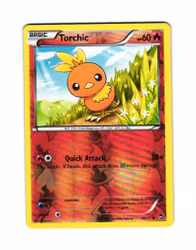 Torchic Reverse Holo Common 12/111 Furious Fists Pokemon