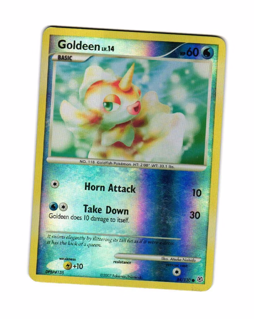 Goldeen Reverse Holo Common 84/130 Diamond & Pearl Pokemon