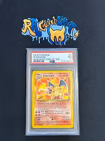 Charizard Rare #3 Legendary Collection Graded Card 7 Psa