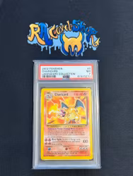 Charizard Rare #3 Legendary Collection Graded Card 7 Psa