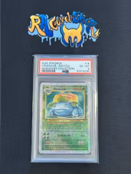 Venusaur Reverse Holo Rare #18 Legendary Collection Graded Card 7 Psa