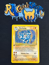 Machamp Holo Rare 8/102 1st Edition Base Set Pokemon
