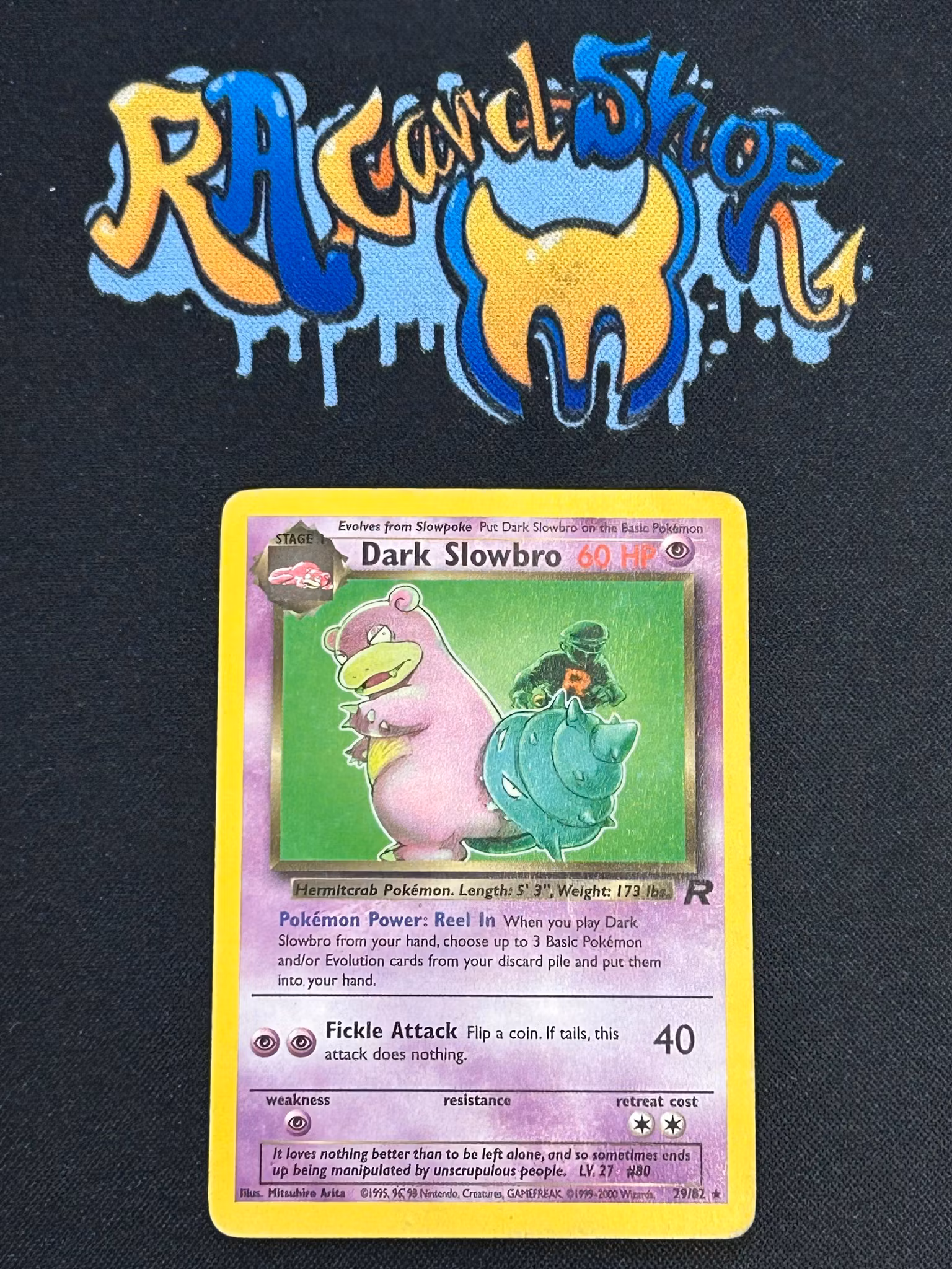 Dark Slowbro Rare 29/82 Team Rocket Pokemon