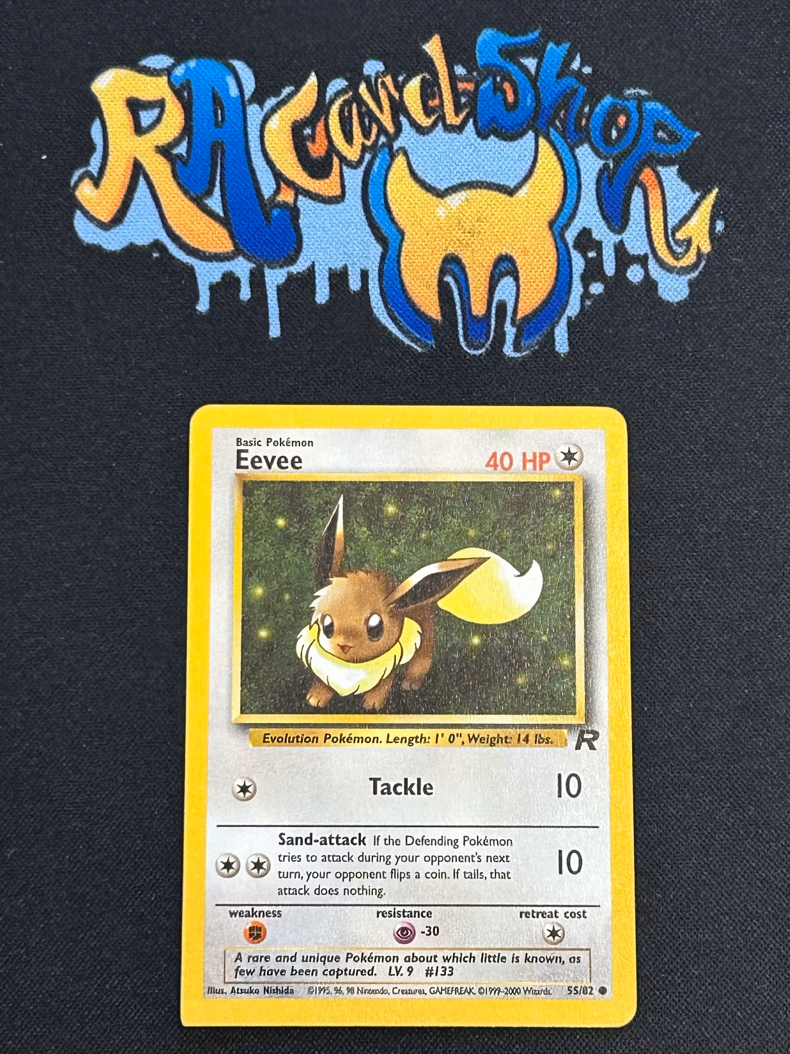 Eevee Common 55/82 Team Rocket Pokemon