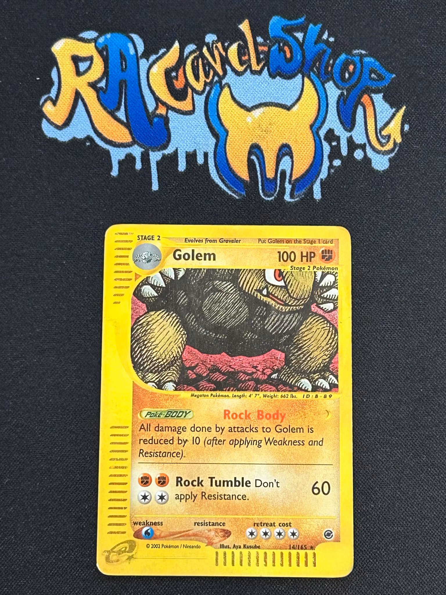 Golem Holo Rare 14/165 Expedition Base Set Pokemon