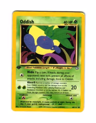 Oddish Common 68/111 1st Edition Neo Genesis Pokemon