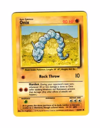 Onix Common 56/102 Base Set Pokemon