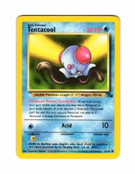 Tentacool Common 56/62 Fossil Pokemon