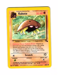 Kabuto Common 50/62 Fossil Pokemon TCG