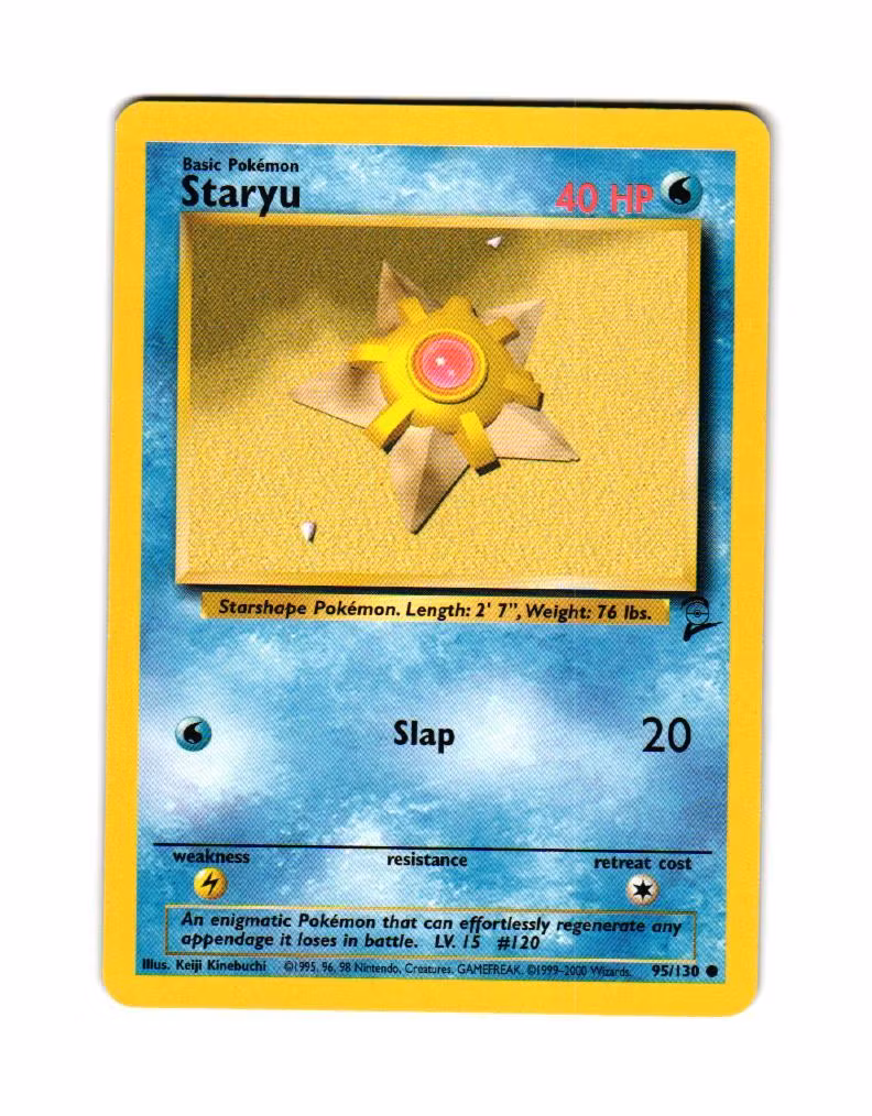 Staryu Common 95/130 Base Set 2 Pokemon