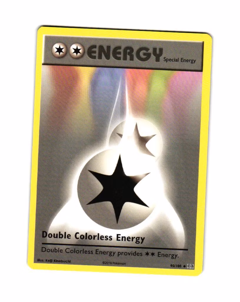 Double Colorless Energy Uncommon 90/108 Evolutions Pokemon