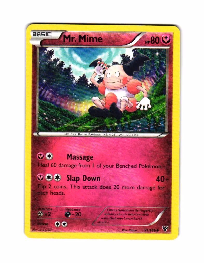 Mr Mime Uncommon 91/146 XY Base Set Pokemon