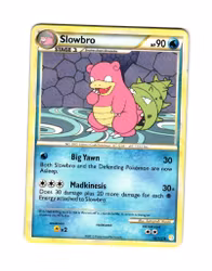 Slowbro Uncommon 52/123 Heartgold & Soulsilver Pokemon