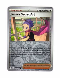 Janines Secret Art Reverse Holo Uncommon 112/133 Prismatic Evolutions Pokemon