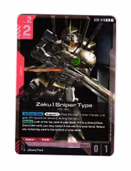 Zaku I Sniper Type Foil G001-048 R Newtype Rising (GD01)