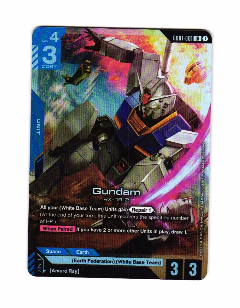 Gundam (Destroy Mode) Foil G001-001 LR Newtype Rising (GD01)