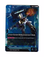 Unicorn Gundam 02 Banshee (Unicron Mode) Foil G001-010 R Newtype Rising (GD01)