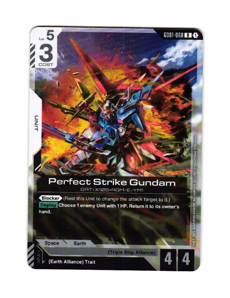 Perfect Strike Gundam Foil G001-068 R Newtype Rising (GD01)