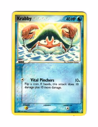 Krabby Common 54/100 Ex Crystal Guardians Pokemon