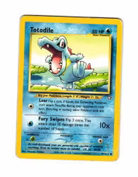 Totodile Common 81/111 Neo Genesis Pokemon