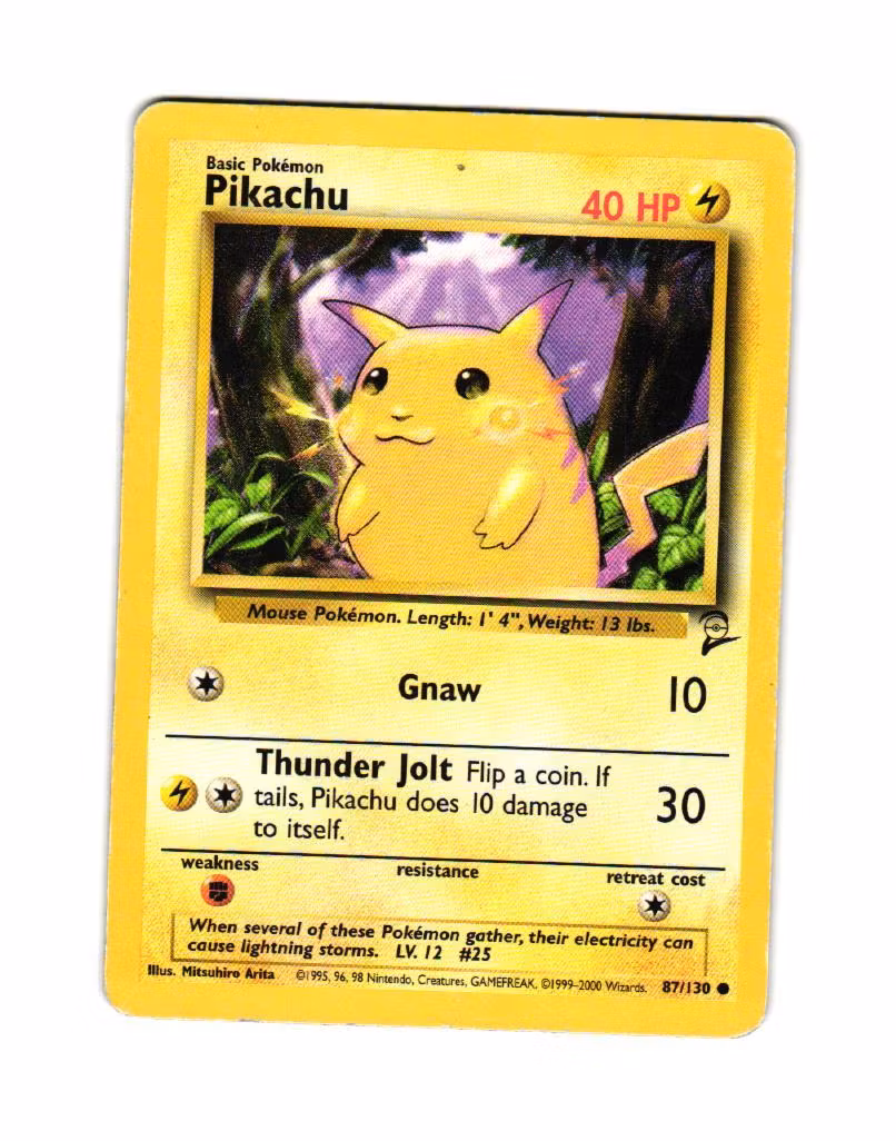 Pikachu Common 78/130 Base Set 2 Pokemon