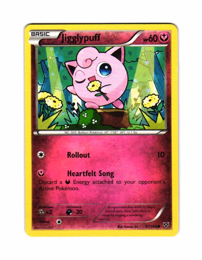 Jigglypuff Common 87/146 XY Base Set Pokemon