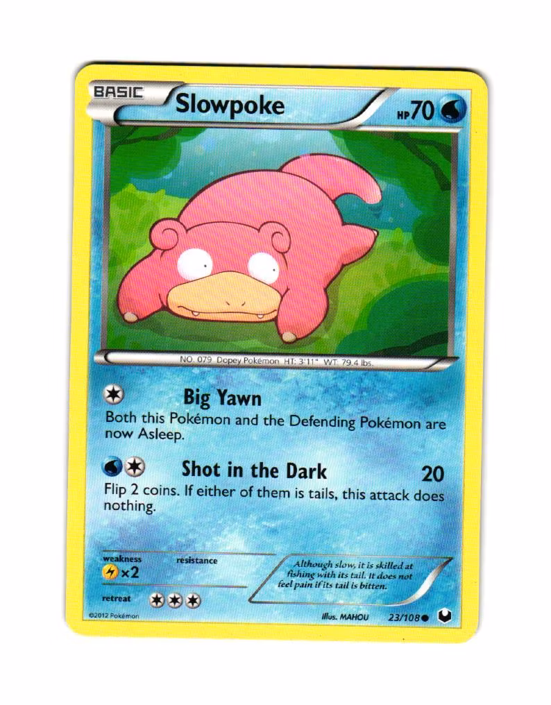 Slowpoke Common 23/108 Dark Explorers Pokemon